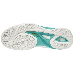 Mizuno Wave Mirage 3 Womens Handball Shoes Canada - White/Turquoise